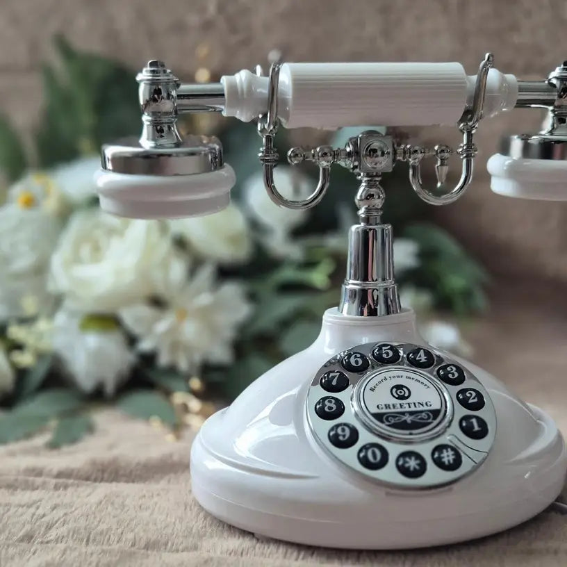 Voicebook gjestebok klassisk hvit