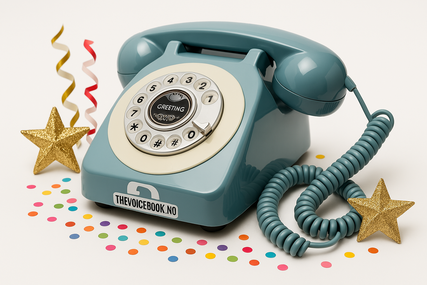 Voicebook gjestebok blå